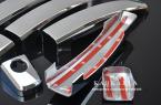 ABS Chrome trim Styling door handles cover sticker,car Exterior decoration for Chevrolet CRUZE sedan hatchback Opel Mokka Encore
