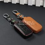 High Quality For MITSUBISHI OUTLANDER Lancer EX / Mitsubishi ASX Genuine leather Remote Control Car Keychain key cover case