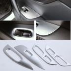 Accessories FIT FOR 2014 2015 NISSAN ROUGE X-TRAIL CHROME INSIDE DOOR WINDOW SWITCH PANEL COVER TRIM MOLDING GARNISH