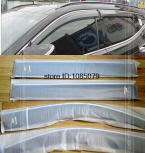 Accessories FIT FOR 2013 2014 HYUNDAI SANTA FE SIDE WINDOW RAIN DEFLECTORS GUARD VISOR WEATHERSHIELDS DOOR SHADE