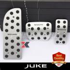 aluminum car pedal auto foot pedals For  JUKE Automatic transmission AT car foot pedals 2010-2015