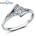 925 Serling Silver Ring Cubic Zirconia Women Wedding Silver Ring (JewelOra RI101250)