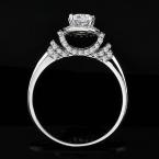 Sterling Silver Wedding Ring Fashion Jewelry Cubic Zirconia Rings JewelOra #RI101327 Rings For Women (come with box)