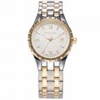 Fashion Women's Quartz Watch Gold Silver Band Stainless Steel Auto Date Display Water Resistance Casual Women's Watch / TC025