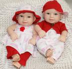 11" 28cm Boy/ Girl Reborn Baby Doll handmade Bath toy TOP Quality lifelike lovely doll Full silicone vinyl  Best Gifts