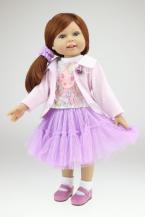 18inch 45cm Vinyl Princess Girl Doll Silicone Reborn Baby Doll with Clothes Beauty Girl Doll Similar As American Girl Doll Gifts