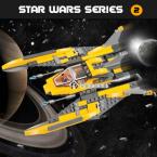 Star Wars Jedi Interceptor Blocks Compatible with Lego Star Wars Bricks Educational Toys Model Building Kits