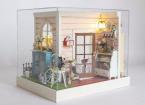 Hot SaleFunny  Doll House Model Building Kits Handmade 3D Miniature For Kids  ,Wooden Dollhouse Toy 