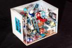 Hot Sale 3D  Assembling DIY Miniature Model For Kids,Colorful Toy Gifts   For Handmade Dollhouse 