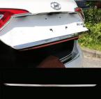 ACCESSORIES FIT FOR 2015 2016 HYUNDAI SONATA LF CHROME REAR TRUNK BOOT TAILGATE DOOR COVER TRIM MOLDING STRIP