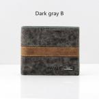 Hot 2015 New Designer brand leather Men wallets Short Purse Fashion classic Frosted pattern Coin Purse Card Holder 