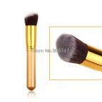 1pcs Gold Makeup Brush Soft Hair Wonderful Make up Foundation Powder Brushes Beauty Tools