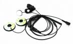 New 2 PIN Motorcycle Helmet Headset for Kenwood Walkie Talkie for Two Way Radio Headset C0004A Eshow