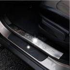 ACCESSORIES FIT FOR 2010-2015 HYUNDAI TUCSON IX35 INNER DOOR SILL PANEL SCUFF PLATE KICK STEP COVER INSIDE TRIM