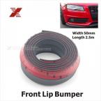 2.5M/ Roll New 2015 5CM Width TPVC Lip Skirt Protector Car Scratch Resistant Rubber Bumpers Car Front Lip Bumpers Decorate