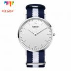 InTimes IT-PC2103GN New Quartz Fashion Watch Men Wristwatch Nylon Strap Luxury Brand Stainless Steel Watches 50M Waterproof