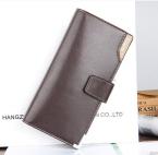 New 2015 Men's wallet  Brand Design Pu leather men wallets long casual brown purse cartera hombre carteira masculina 2203 
