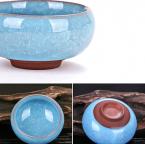 1 Pc Sky Blue Ice-Crackle Porcelain Tea Cups Set With Safe Package Ceramic Tea Cups