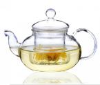 600ml Double Walled Glass Teapot With Infuser Filter Glass Kettle