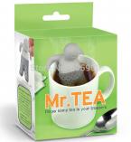 Holiday Gift Mr Tea Infuser/Tea Strainer /Silicone FRED Mr Tea Filter With Multi-Color Display Box Package