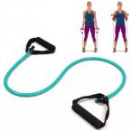 yoga fitness equipment resistance exercise band tubes stretch workout pilates green for wholesale and  kylin sport