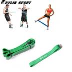 2015 new set of 2 green short workout resistance band crossfit rubber  resistance band 