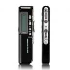 1Set  8GB USB VOR Rechargeable Digital Audio Voice Recorder Pen 650Hr Dictaphone MP3 Player Black gravador de vozHot New Arrival