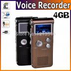  New 4GB Digital Voice Recorder Dictaphone Multi-function MP3 Player Speaker  with TF Card Slot