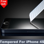 4S 2.5D 0.26 мм 9 H Премиум Закаленное Стекло Для iPhone 4S 4 4 Г С Розничной Коробке Экрана Анти Shatter Пленка Протектора Для iphone4S