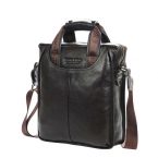 Мужская сумка BOSTANTEN из натуральной 100% кожи с ремнем через плечо, деловой портфель для ноутбука, портмоне