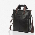 Мужская сумка BOSTANTEN из натуральной 100% кожи с ремнем через плечо, деловой портфель для ноутбука, портмоне