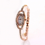 Король девушка горячая распродажа золотая цепь браслет из нержавеющей стали роскошные наручные часы для женщин одеваться старинные мода часы XR729