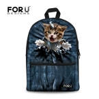 Мода детей школьные сумки милые 3D животных кошка школьный для девочек свободного покроя детей женщины школа книга Mochila эсколар