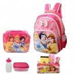 Мультфильм дети рюкзак принцесса дети ранцы комплект для девочек подростков высокое качество нейлон рюкзаки 12.9 дюймов высокое качество