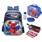  человек паук детей школьные сумки комплект мультфильм школа рюкзак для мальчика подростков высокое качество нейлоновая сумка 16 дюймов mochila эсколар