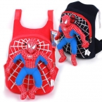 Забавный новый 3D детский рюкзак человек-паук для мальчиков, детская школьная сумка с изображением героя из мультфильма