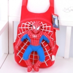 Забавный новый 3D детский рюкзак человек-паук для мальчиков, детская школьная сумка с изображением героя из мультфильма