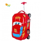 18 " высокое качество 3D мультфильм автомобиль детский чемодан / ABS твердой оболочки тележки багажа с колесным / мультфильм детей чемодан путешествий