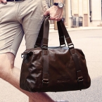Модные деловые поездки багаж сумки для человека из натуральной кожи высокой емкости слинг сумка над - ночь сумка бесплатная доставка размер