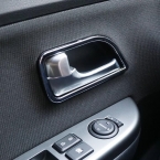 Abs хромированной отделкой крышки ручки двери внутренняя отделка кольцо наклейку автоаксессуары для Kia RIO K2 2011    