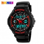 Мода Skmei спортивный бренд часы мужские цифровой ударопрочные кварцевые сигнализации наручные часы открытый военный из светодиодов свободного покроя часы