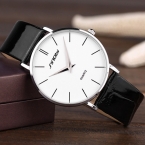 Супер тонкий кварц свободного покроя наручные часы бизнес япония SINOBI бренд натуральной кожи аналоговые кварцевые часы мужские  relojes хомбре