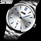 Часы мужчины люксовый бренд Часы Skmei Цифровые кварцевые мужские полное стали наручные часы погружения 30 м Случайные часы relogio masculino mujer