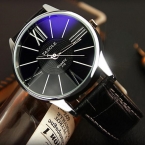  YAZOLE luxury brand кварцевые часы Повседневная Мода Кожа часы reloj masculino мужчины часы бесплатная доставка Спорт Наручные Часы