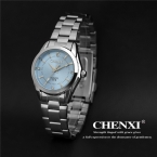 5 Модные цвета CX021B CHENXI Марка relogio Роскошные женские Случайные часы водонепроницаемые часы женщины моды Платье Горный Хрусталь часы
