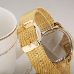 Смотреть Женщина Fashion Женева Смотреть Женщины Классические Золотые Кварцевые Из Нержавеющей Стали Наручные Часы Montre Femme Relojes Mujer  Relogio