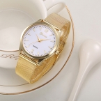 Смотреть Женщина Fashion Женева Смотреть Женщины Классические Золотые Кварцевые Из Нержавеющей Стали Наручные Часы Montre Femme Relojes Mujer  Relogio