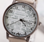 Продвижение  старинных ретро свободного покроя часы леди женщины наручные часы новинка кожа кварцевые часы панк стиль Relogio feminino