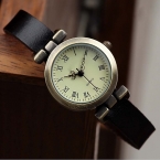 Новая мода горячие продажа кожаные женские часы ROMA старинные часы женщины одеваются часы