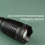 Zk50 CREE XM-L T6 светодиодный фонарик 4000Lm масштабируемые тактический фонарь для Охоты   1*18650 батарея   Дистанционный Переключатель   зарядное устройство   Артиллерийская установка